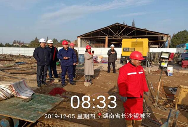 武燃设计院“长沙-常德输气管道”水平定向钻穿越湘江顺利完成回拖
