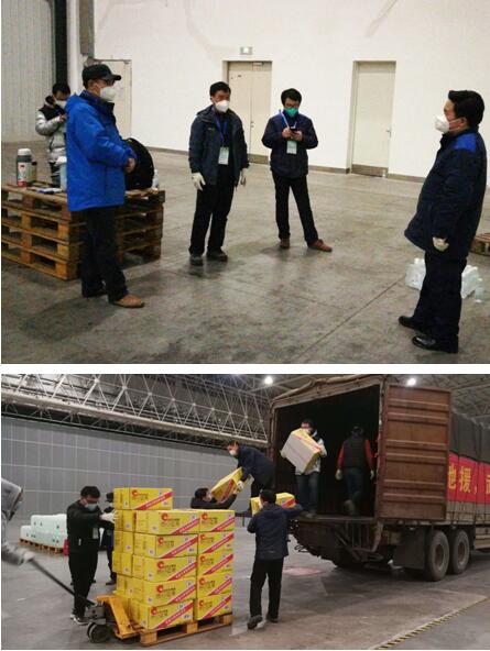 抗疫物资装卸亟缺人手武燃设计院日夜紧急驰援