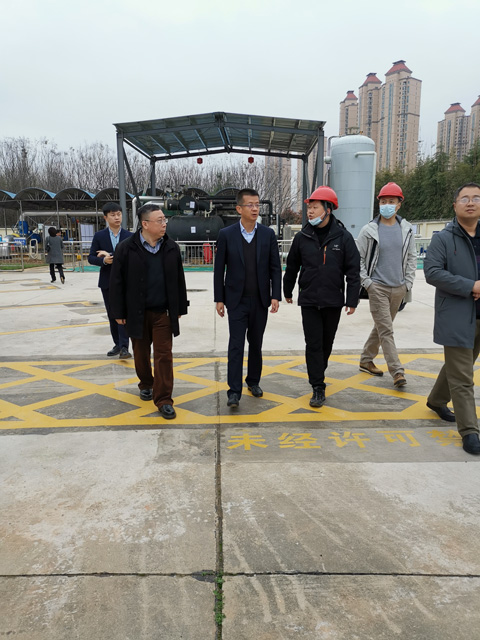 携手并进 共谋发展——深能源公司领导赴武燃设计院考察差压能利用项目
