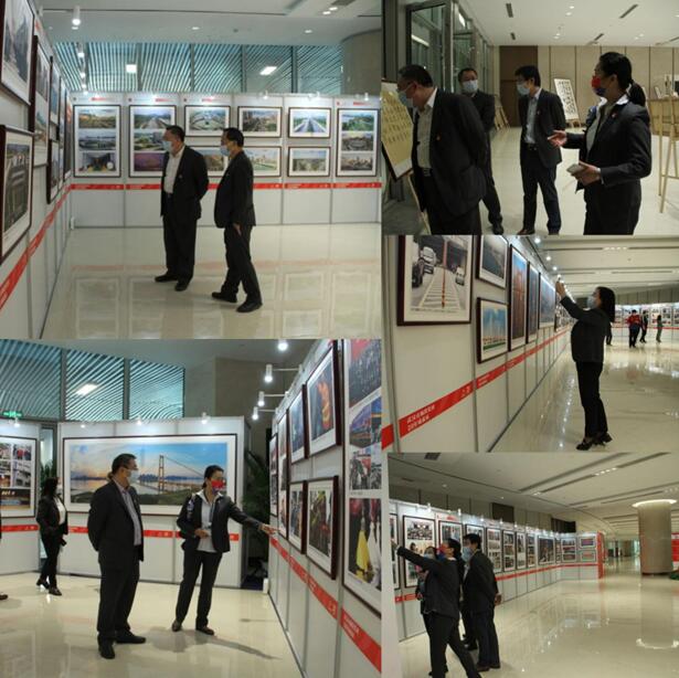 武燃设计院组织干部职工参观市城投集团20年成就展